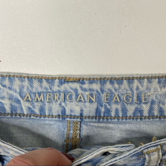 American Eagle Outfitters | Factory Distressed Tom Girl Shortie Shorts - Picture 2 of 5